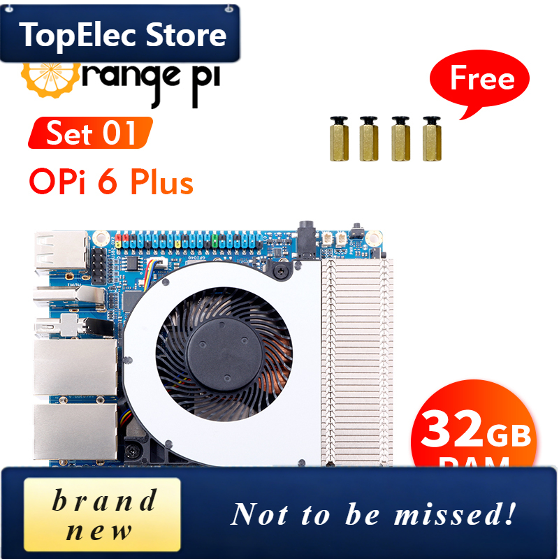 Ddr5 32Gb - Мини-ПК TopElec Orange Pi 6 Plus+Cooler