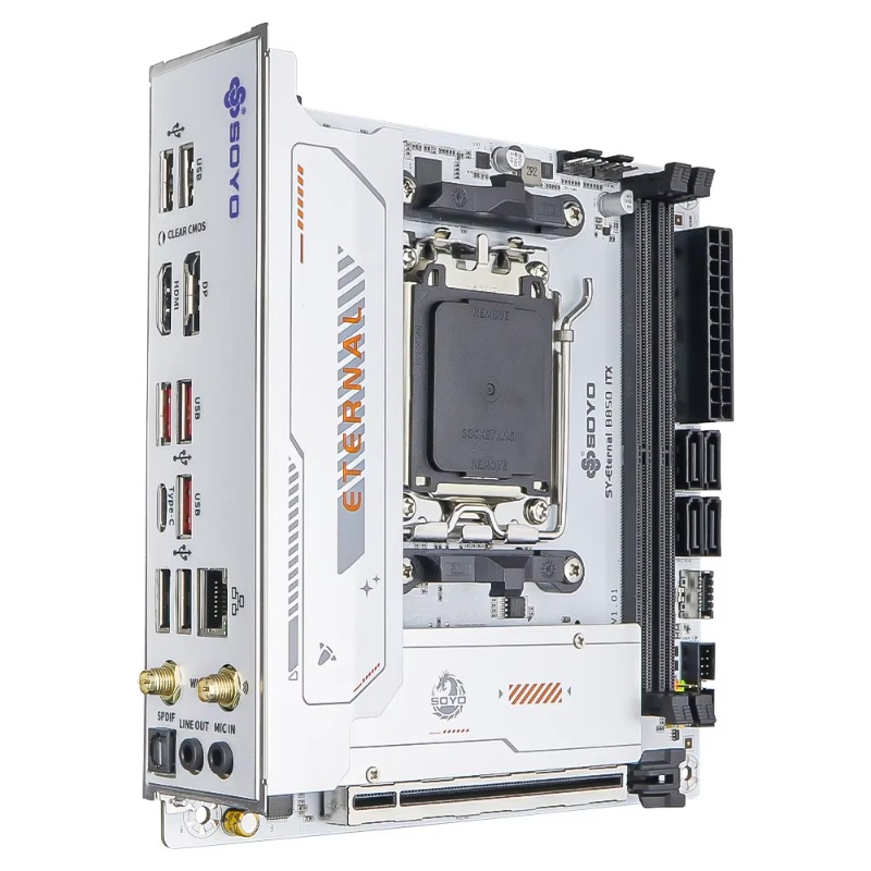 Материнская плата SY-B850ITX W – обзор и цена Ddr5 64Gb