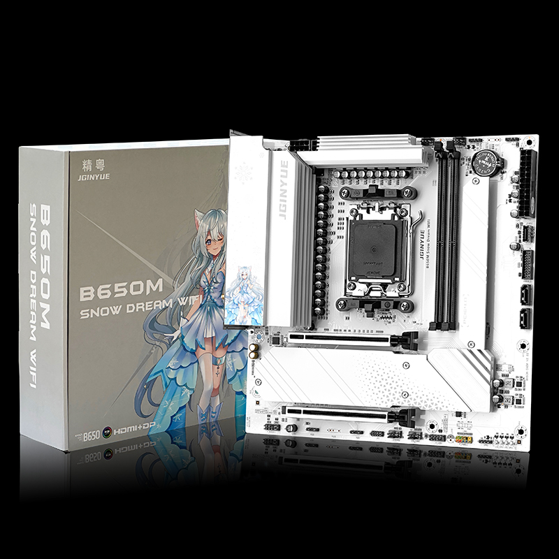 JGINYUE B650M Snow Dream WiFi  – обзор и цена Ddr5 Ram